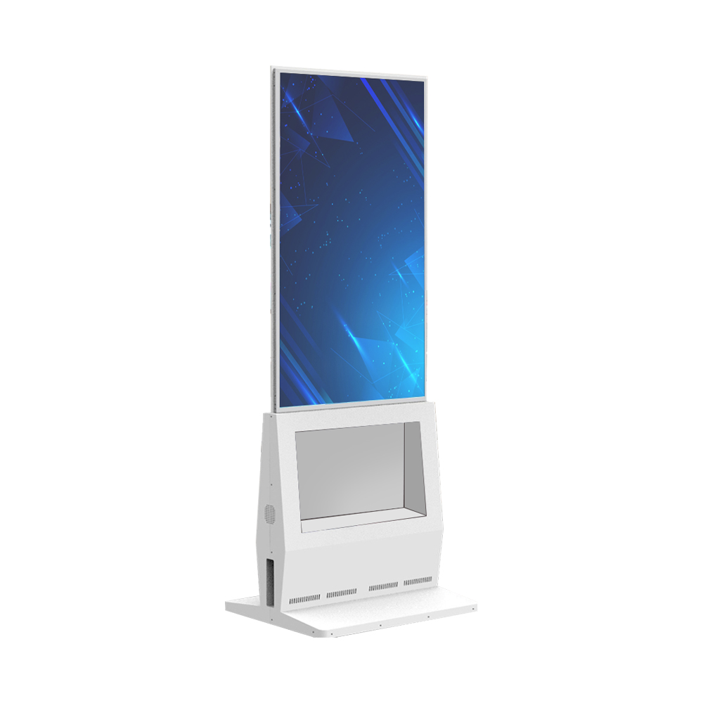 Panel doble pantalla con caja transparente EC-TSS43C de 43"